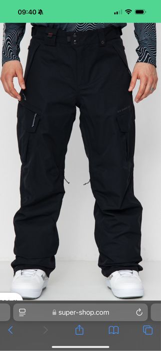 Calças de ski/snowboard 686 Tamanho L pretas