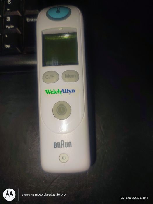 Вушний вимірювач температури  Braun ThermoScan Вушний термометр PRO 60