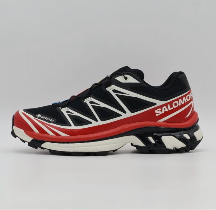 Salomon XT-6 gore-tex black red (нові в коробці)