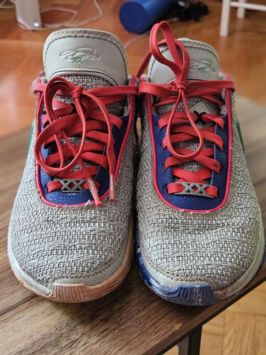 Nike Buty do koszykówki Lebron XX  Szary r.36,5