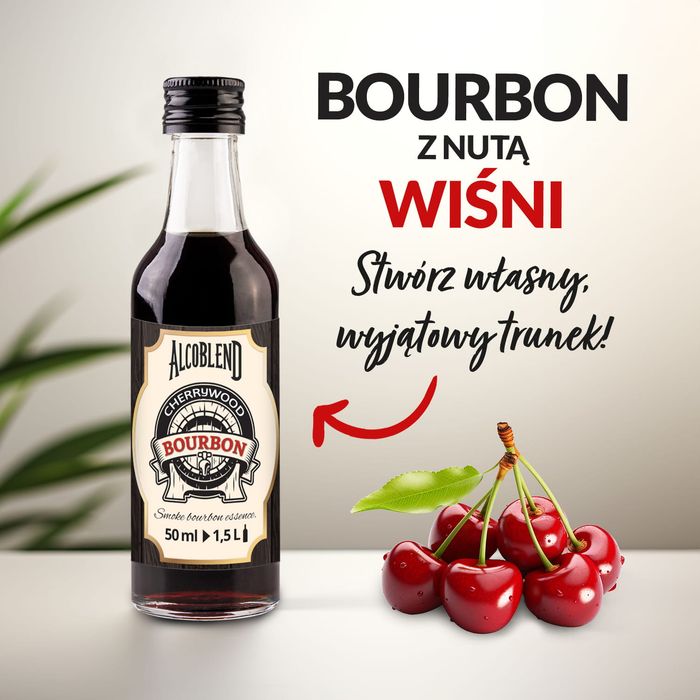 Zaprawka esencja do alkoholu ALCOBLEND - Cherrywood Bourbon 50 ml