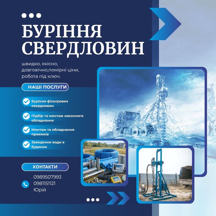 Буріння  свердловин