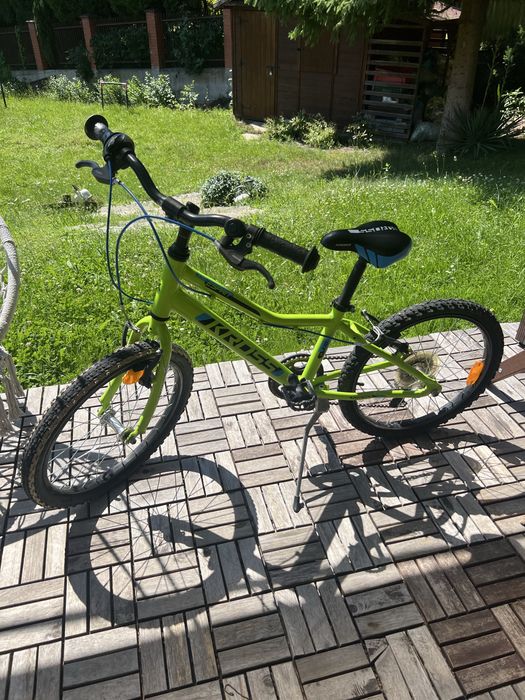 Rower kross zielony dla chlopca aluminiowy