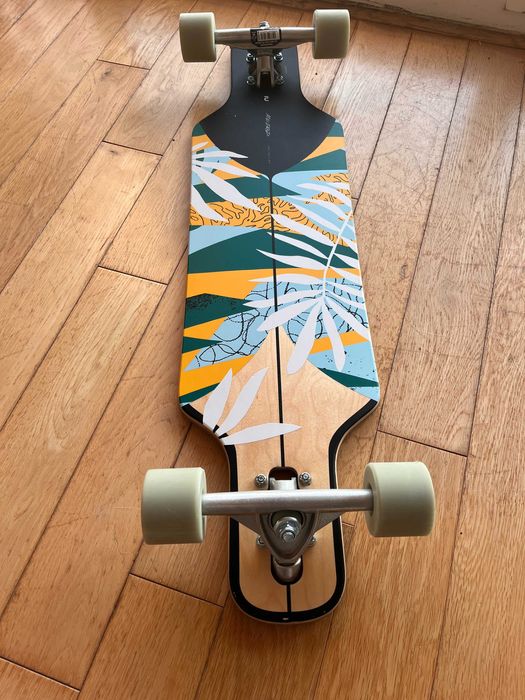 OXELO Longboard Drop 100 Floral