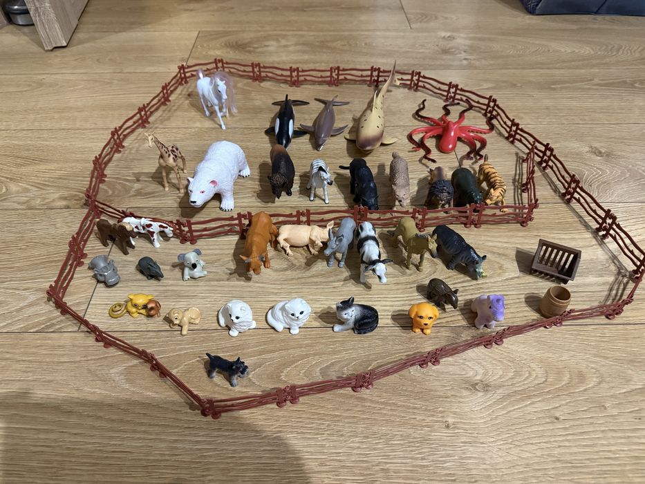 Zwierzeta zagroda farma