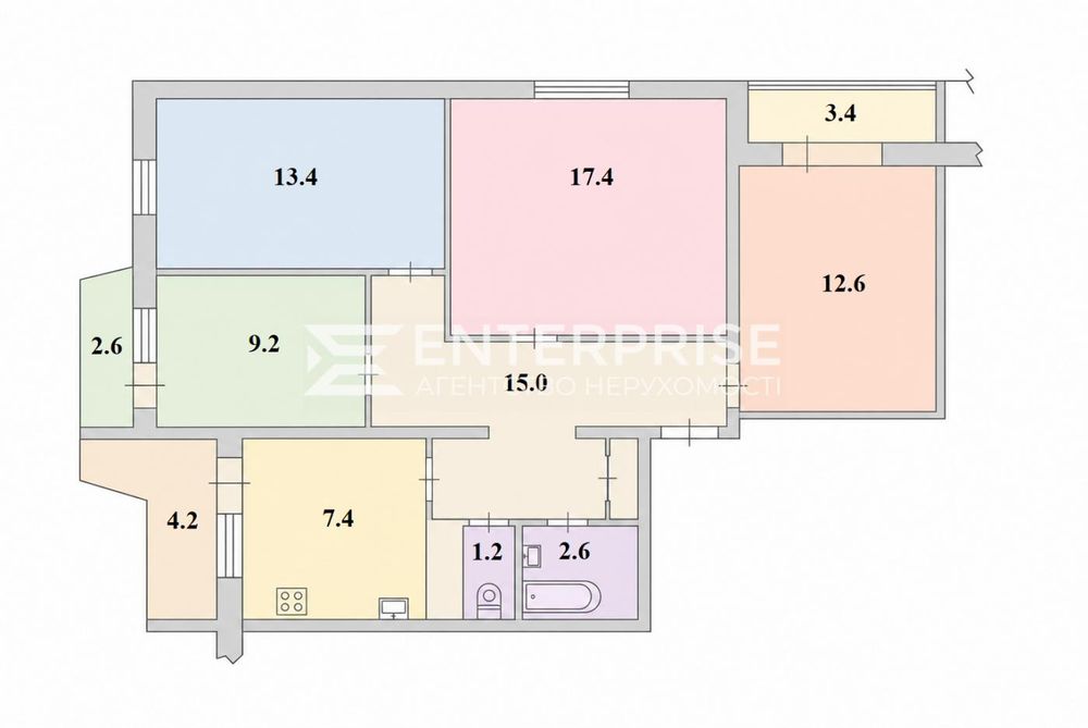 Без комісії Академмістечко Продаж 4к квартира вул. М. Поповича,15