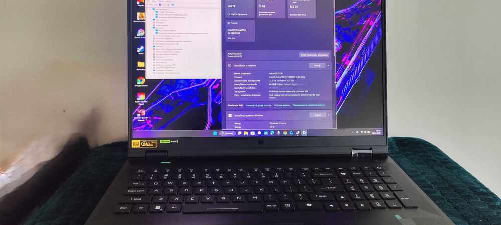 Acer Predator Helios 18 i9-14900HX RTX 4080 12GB 2TB Stan Idealny