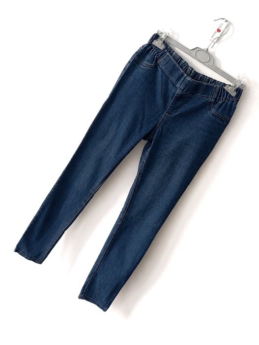 Damskie jeansy rurki, seksowne, S M, 36-38, niebieskie, Small Size