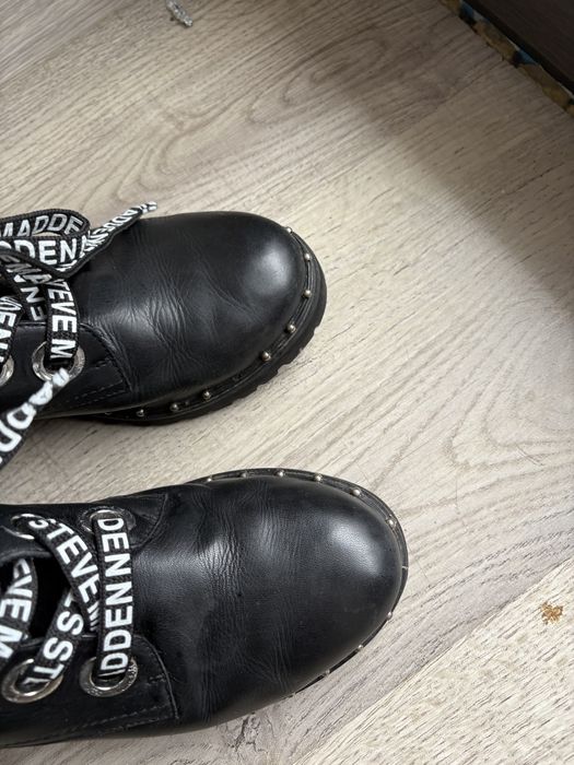 Steve Madden botki skórzane