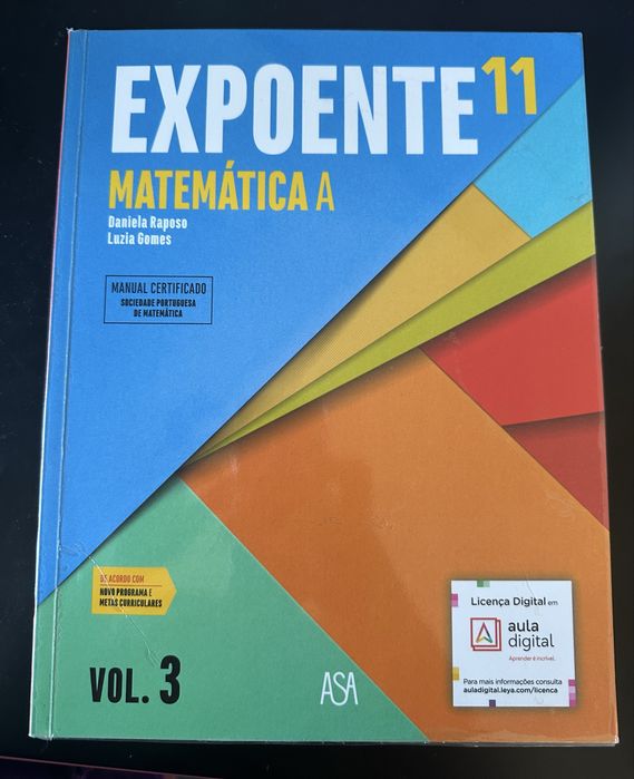 Livro Matemática 11°Ano - Expoente Vol.3