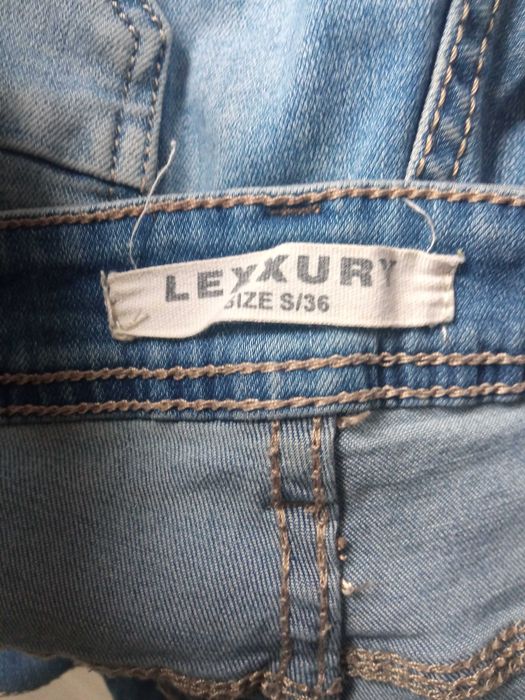 Lexxury damskie spodnie jeans z koralikami r 36 pas 72-76cm