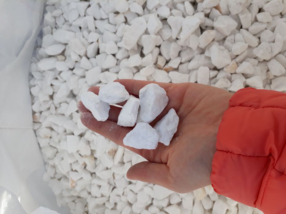 Grys Śnieżnobiały Thassos Kamień do ogrodu 1 TONA KURIER GRATIS !