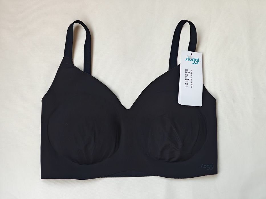 Sloggi Body Adapt Bralette bezszwowy biustonosz czarny L