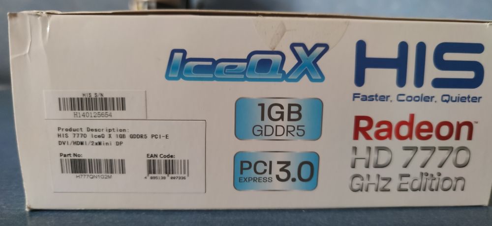 Видеокарта His 7770 1 gb ddr5 IceQ X