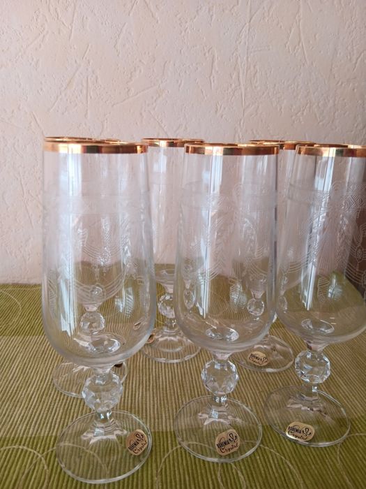 Хрустальные бокалы Богемия