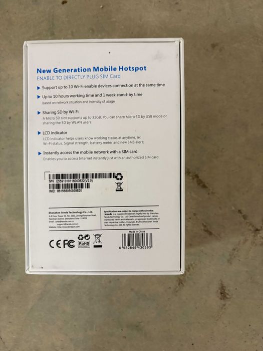 Router TENDA 4G185 V2