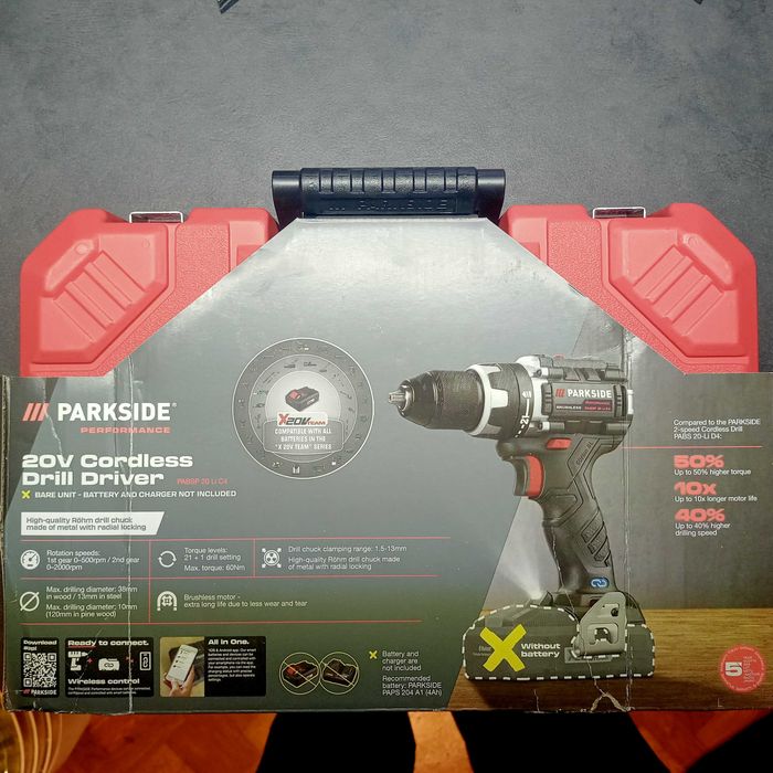 Akumulatorowa wiertarko wkrętarka PABSP 20-LiC4