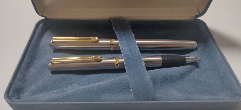 InoxCrom conjunto de esferográfica e caneta de tinteiro / Fountain Pen