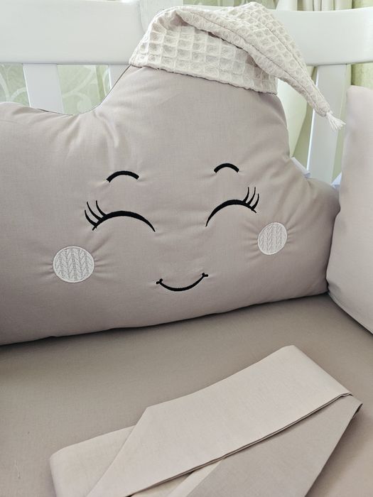 В наявності.Набір текстилю у дитяче ліжечко Бортики Плед конверт на ви