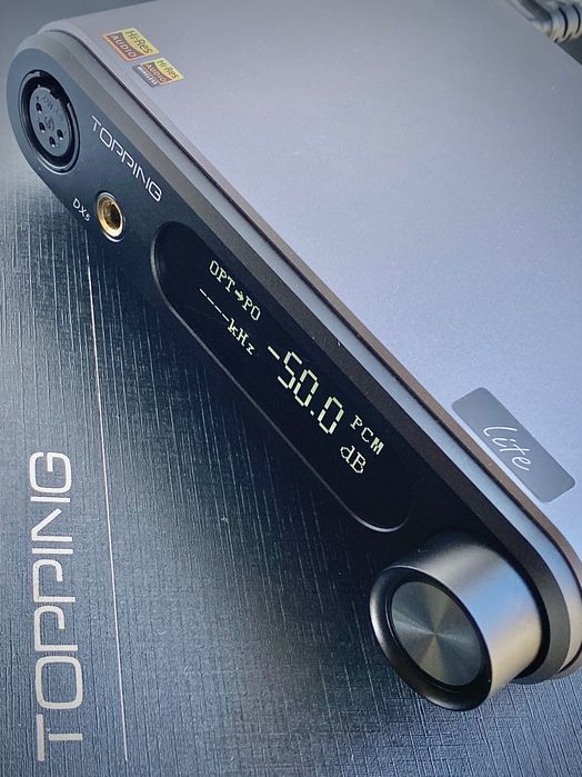 TOPPING DX5 LITE DAC/AMP + Adapter XLR- BAL 4,4 mm USB Bluetooth ESS