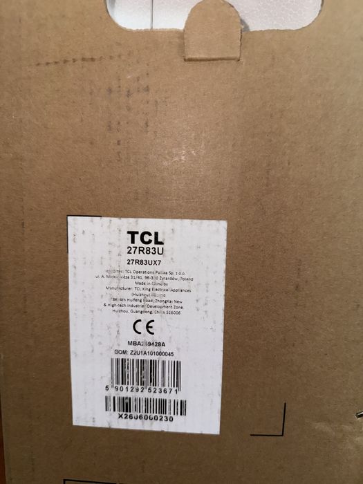 Monitor 4K 160hz Mini-led TCL 27R83U (novo/selado)