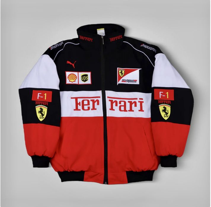 Casaco Formula 1 Ferrari Bordado Novo
