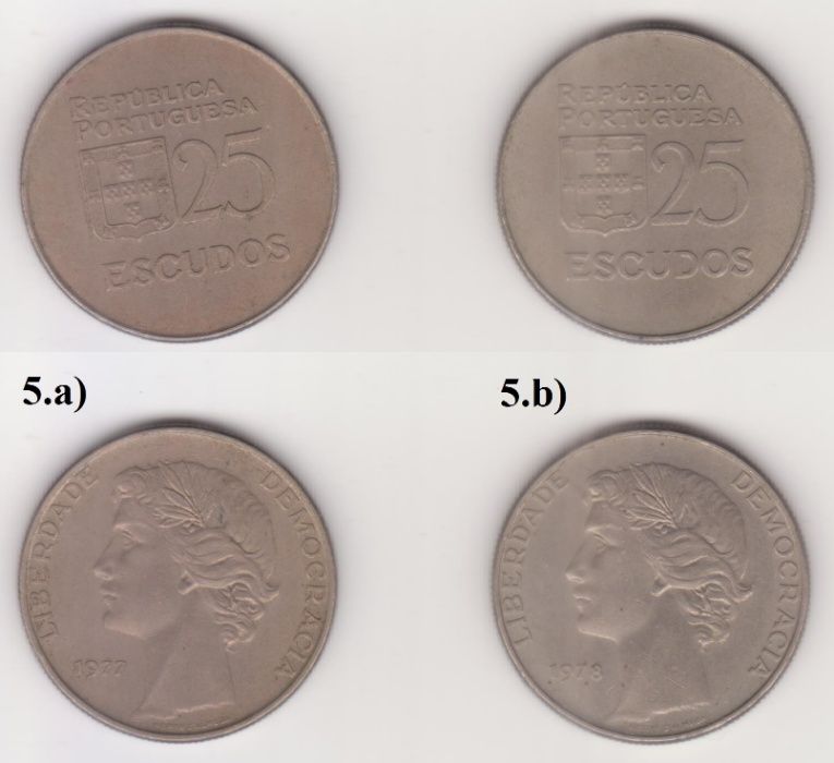 Escudos, Circulação normal