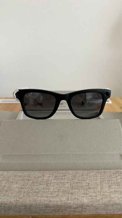 Óculos Inteligente Ray-Ban Meta Wayfarer Preto - Estado de Novo