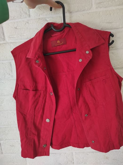 Bezrękawnik czerwony damski Aigner