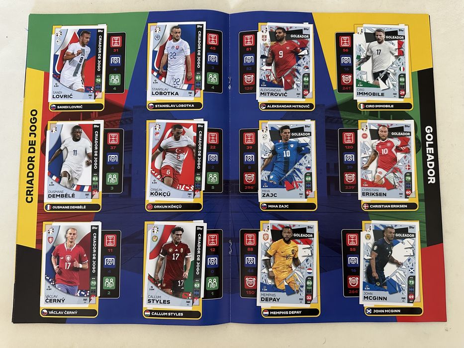 Caderneta Lidl - Euro 2024 - Topps - Completa - Rigorosamente Nova