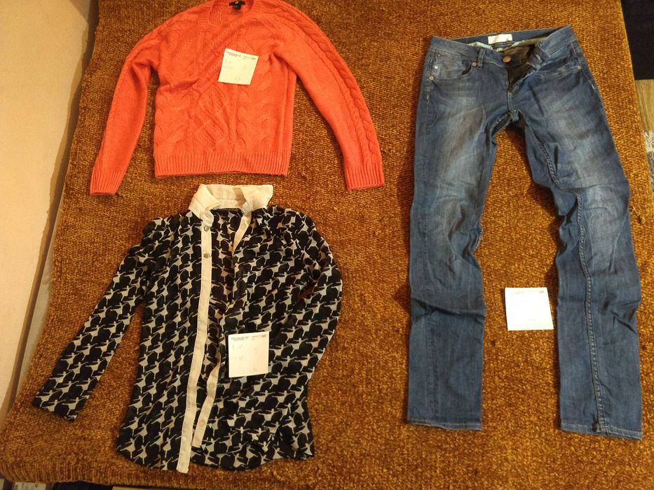 Bluzki, spodnie damskie