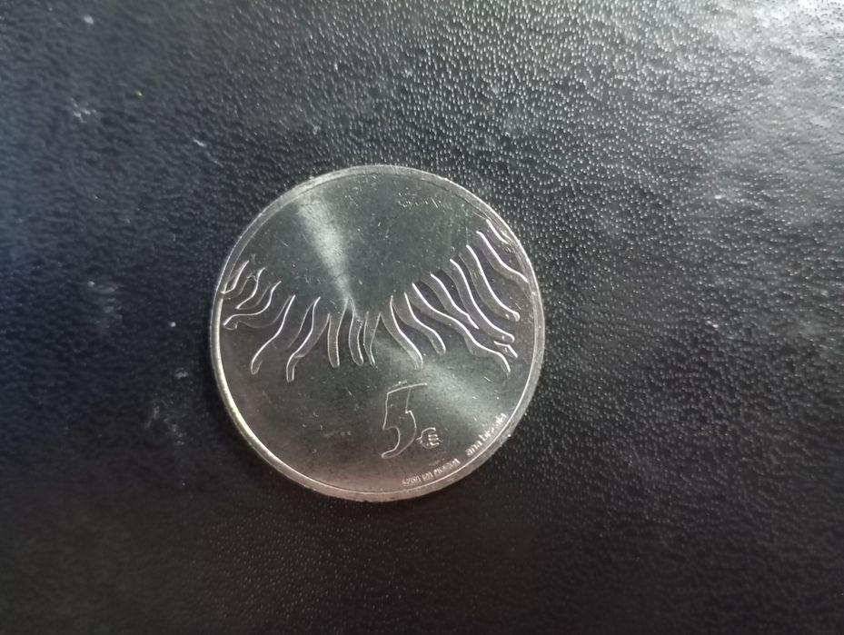 Moeda 5 euros Fênix