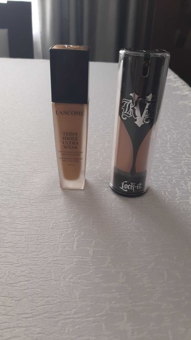 Podkład Kat Von D i Lancome teint idole ultra wear