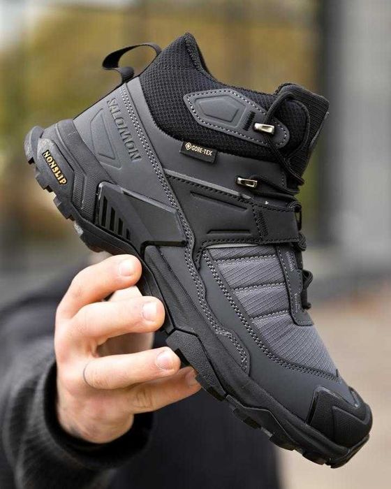 Зимові кросівки Salomon X Ultra 4 Mid хутро (41-46) Черевики чоловічі