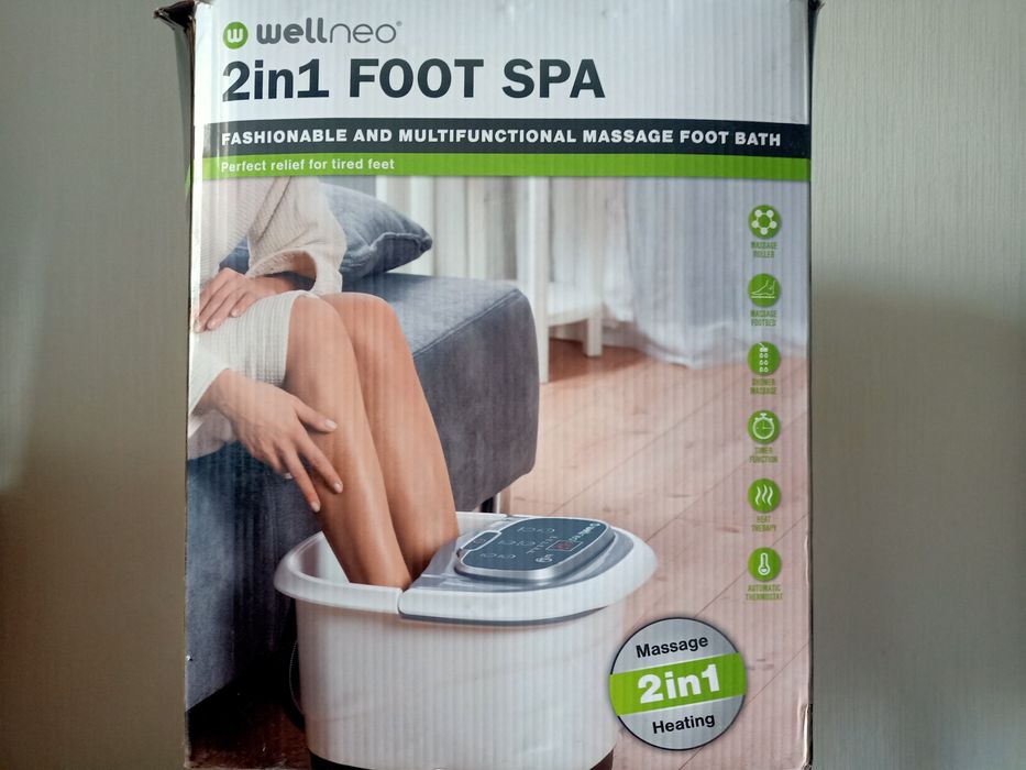 Ванночка для ніг Wellneo 2in1 foot spa