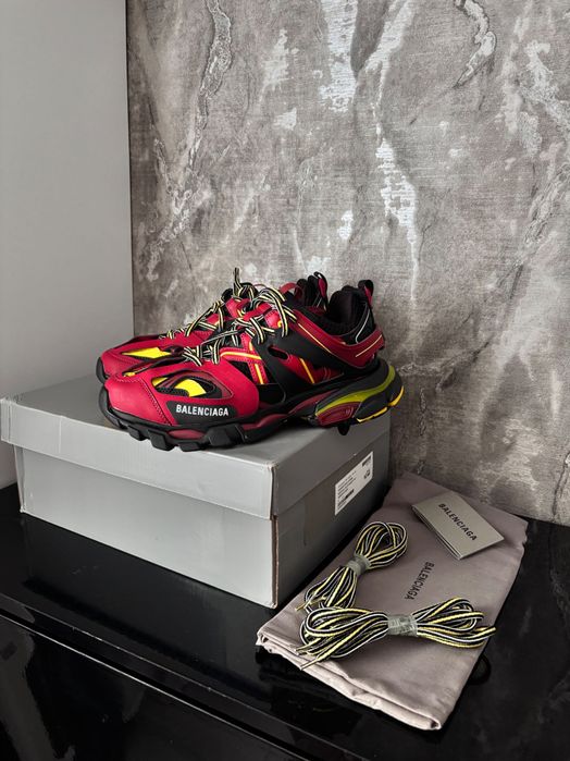 Кроссовки Balenciaga Track Red/Yellow