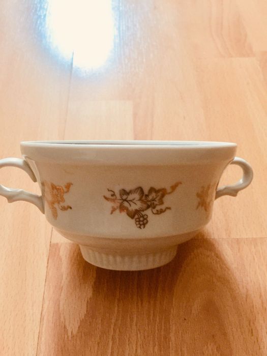Bulionowki porcelana POŁONNE lata 80-te XXw.