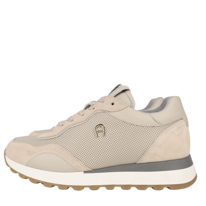 Buty damskie Aigner, trampki, rozmiar 39, beżowe, skórzane, codzienne, sportowe SCH4509