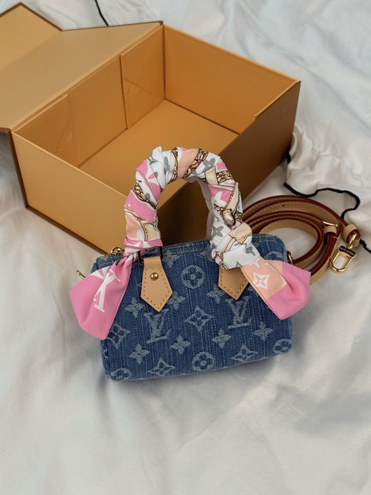 Сумка Louis Vuitton Nano Speedy Denim
