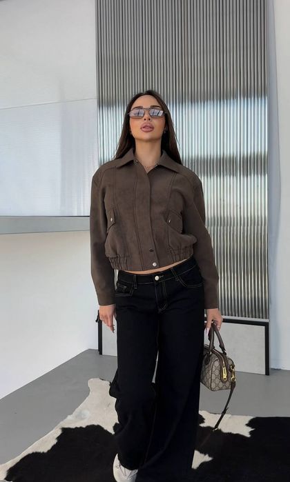 Косуха-бомбер екошкіра