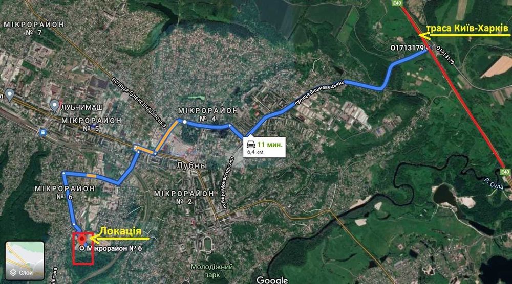 Промислово - виробниче приміщення з козловим краном та металевий ангар