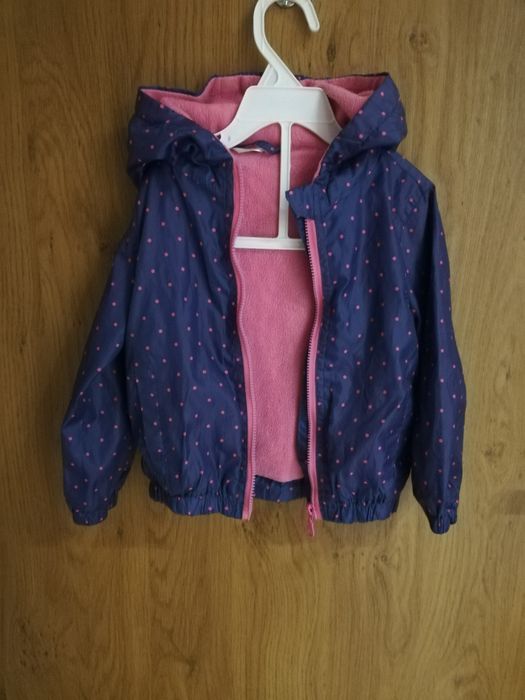 Kurtka dziewczęca w kropki