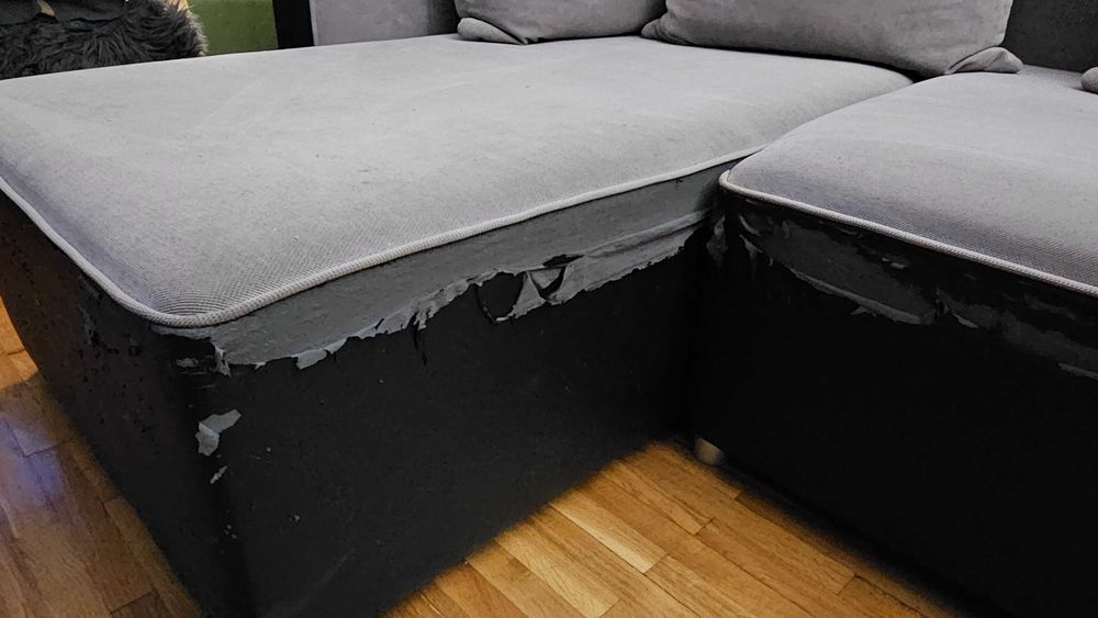 Sofa narożnik szara