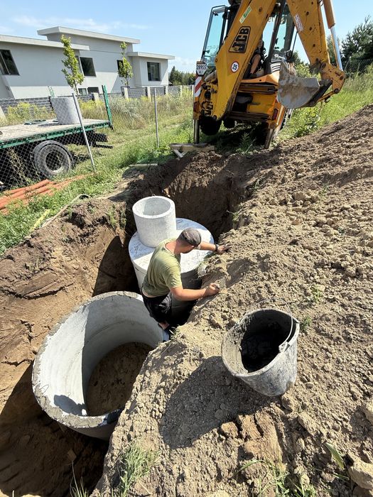 Септик під ключ,підведення комунікацій,траншеї,вигрібна яма,каналізація під ключ