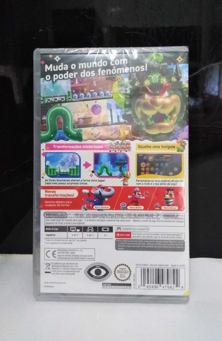Jogo Super Mario Bros. Wonder para a Nintendo Switch (Novo Selado).