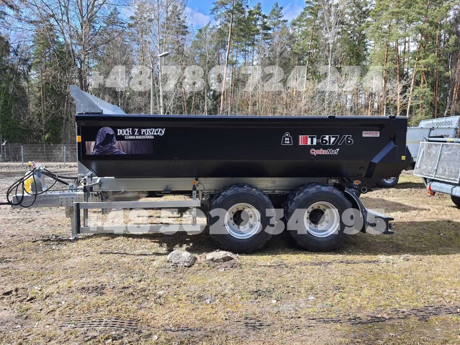 Przyczepa budowlana skorupowa  pronar meta-tech Cynkomet T617/6