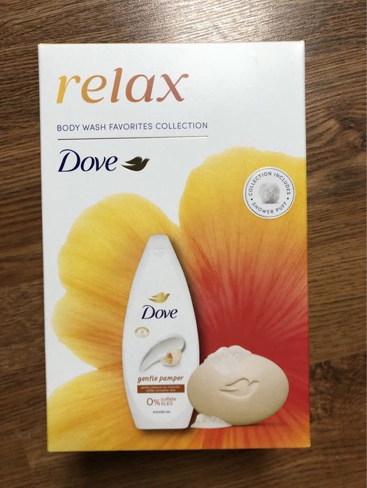 Zestaw upominkowy Dove Relax Body Wash Favorites Collection żel mydło