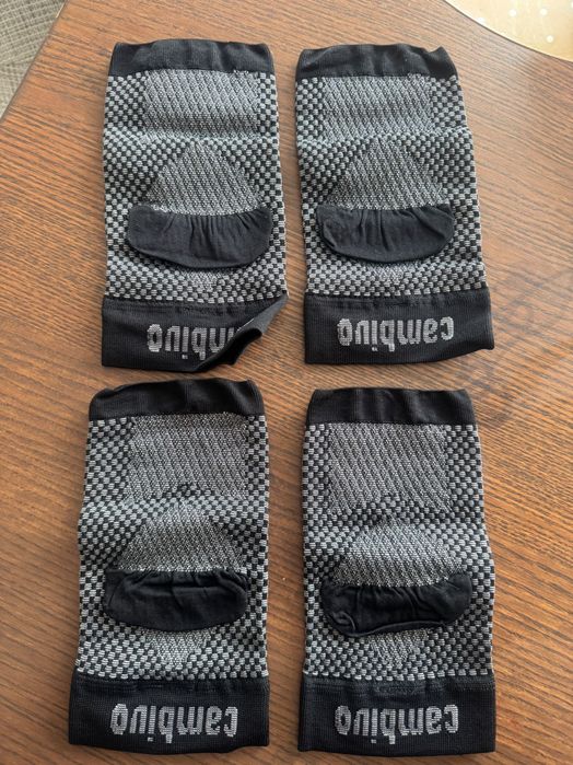 2 pares meias compressão tornozelo L