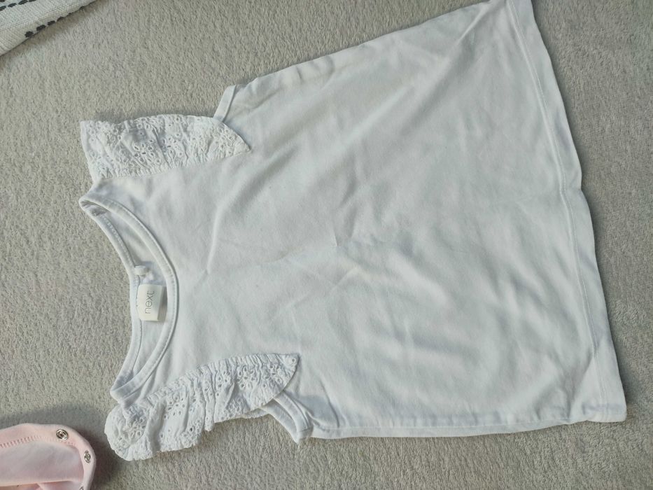 Śliczna bluzeczka biała next 92cm