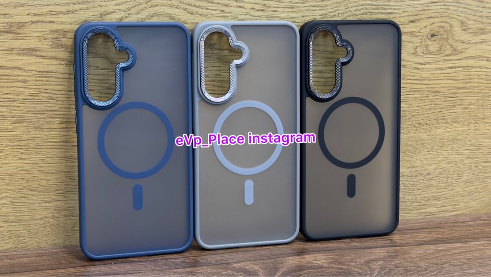 Чохол Samsung A36 / A56 / A37 MagSafe Metal Buton Camera чехол самсунг